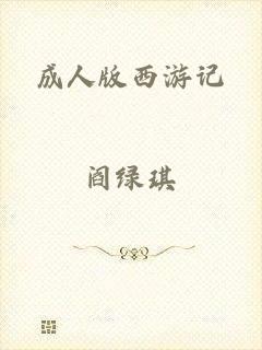 成人版西游记