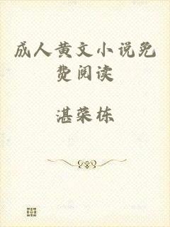 成人黄文小说免费阅读