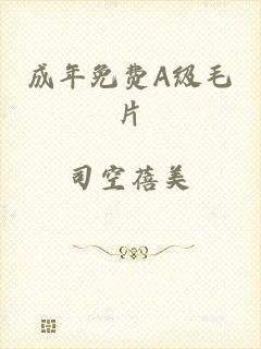 成年免费A级毛片