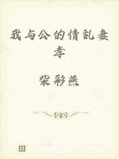 我与公的情乱妻孝