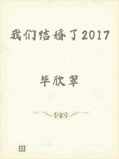 我们结婚了2017