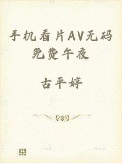 手机看片AV无码免费午夜