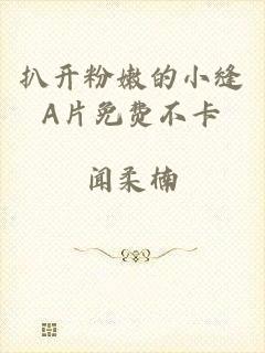 扒开粉嫩的小缝A片免费不卡