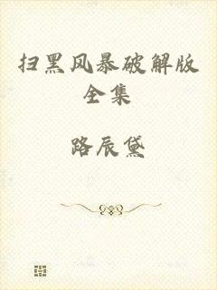 扫黑风暴破解版全集