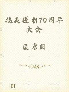 抗美援朝70周年大会