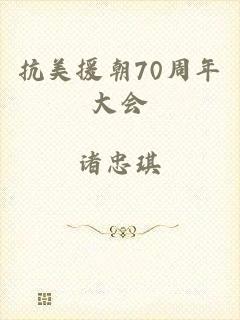 抗美援朝70周年大会
