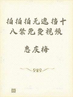 拍拍拍无遮挡十八禁免费视频
