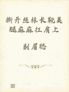 撕开丝袜长靴美腿麻麻扛肩上