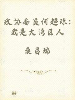 政协委员何超琼:我是大湾区人