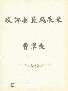 政协委员风采录