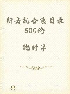 新岳乱合集目录500伦