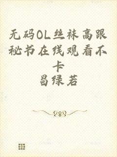 无码OL丝袜高跟秘书在线观看不卡