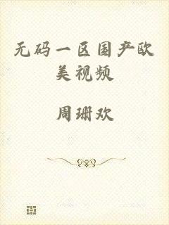 无码一区国产欧美视频