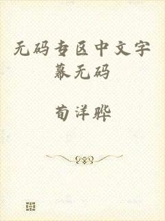 无码专区中文字幕无码