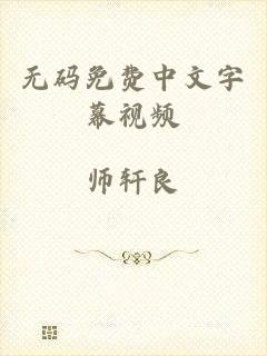 无码免费中文字幕视频