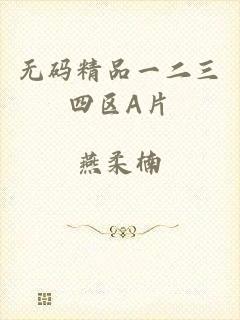 无码精品一二三四区A片