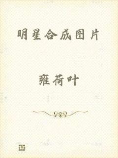 明星合成图片