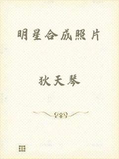 明星合成照片