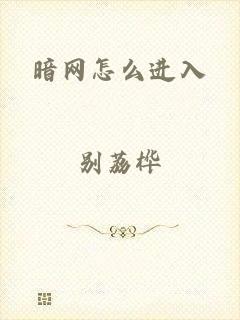 暗网怎么进入