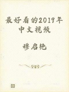 最好看的2019年中文视频