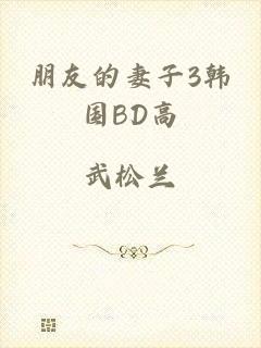 朋友的妻子3韩国BD高