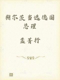 朔尔茨当选德国总理
