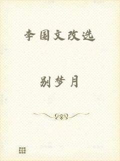 李国文改选