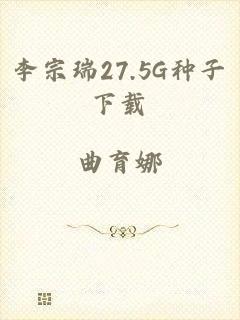李宗瑞27.5G种子下载