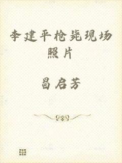 李建平枪毙现场照片