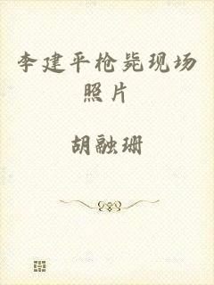 李建平枪毙现场照片