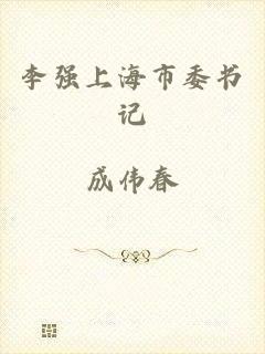 李强上海市委书记