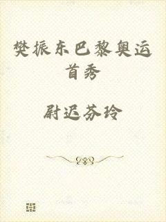 樊振东巴黎奥运首秀