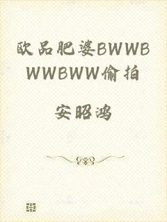 欧品肥婆BWWBWWBWW偷拍