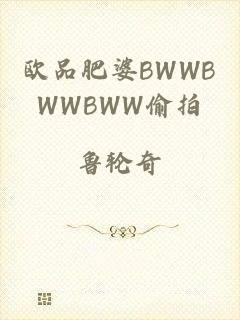 欧品肥婆BWWBWWBWW偷拍