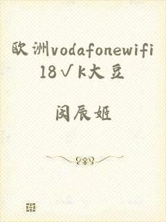 欧洲vodafonewifi18√k大豆