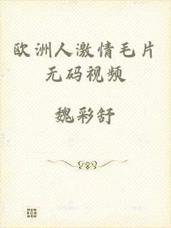 欧洲人激情毛片无码视频