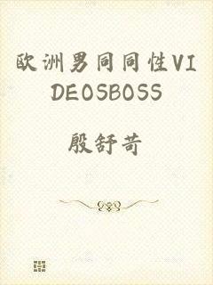 欧洲男同同性VIDEOSBOSS