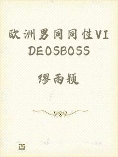 欧洲男同同性VIDEOSBOSS