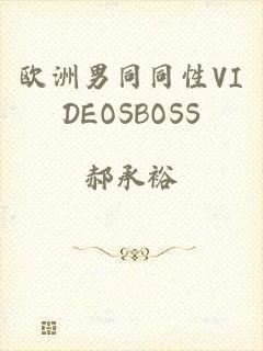 欧洲男同同性VIDEOSBOSS