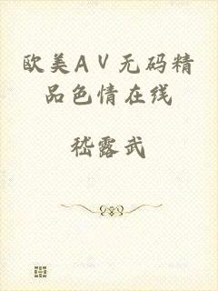 欧美AⅤ无码精品色情在线