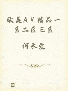 欧美AⅤ精品一区二区三区