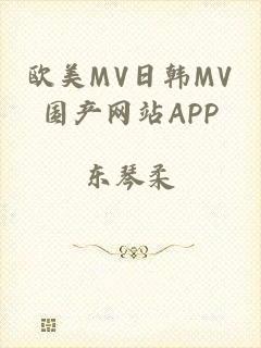 欧美MV日韩MV国产网站APP