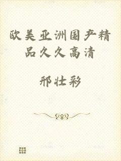 欧美亚洲国产精品久久高清