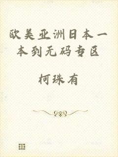 欧美亚洲日本一本到无码专区
