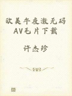 欧美午夜激无码AV毛片下载