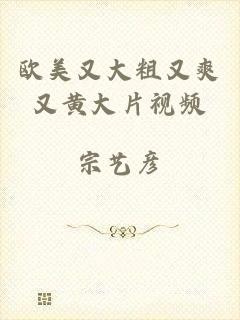 欧美又大粗又爽又黄大片视频