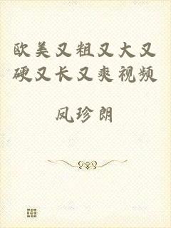 欧美又粗又大又硬又长又爽视频