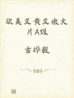 欧美又黄又嫩大片A级