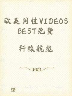 欧美同性VIDEOSBEST免费
