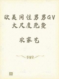 欧美同性男男GV大尺度免费